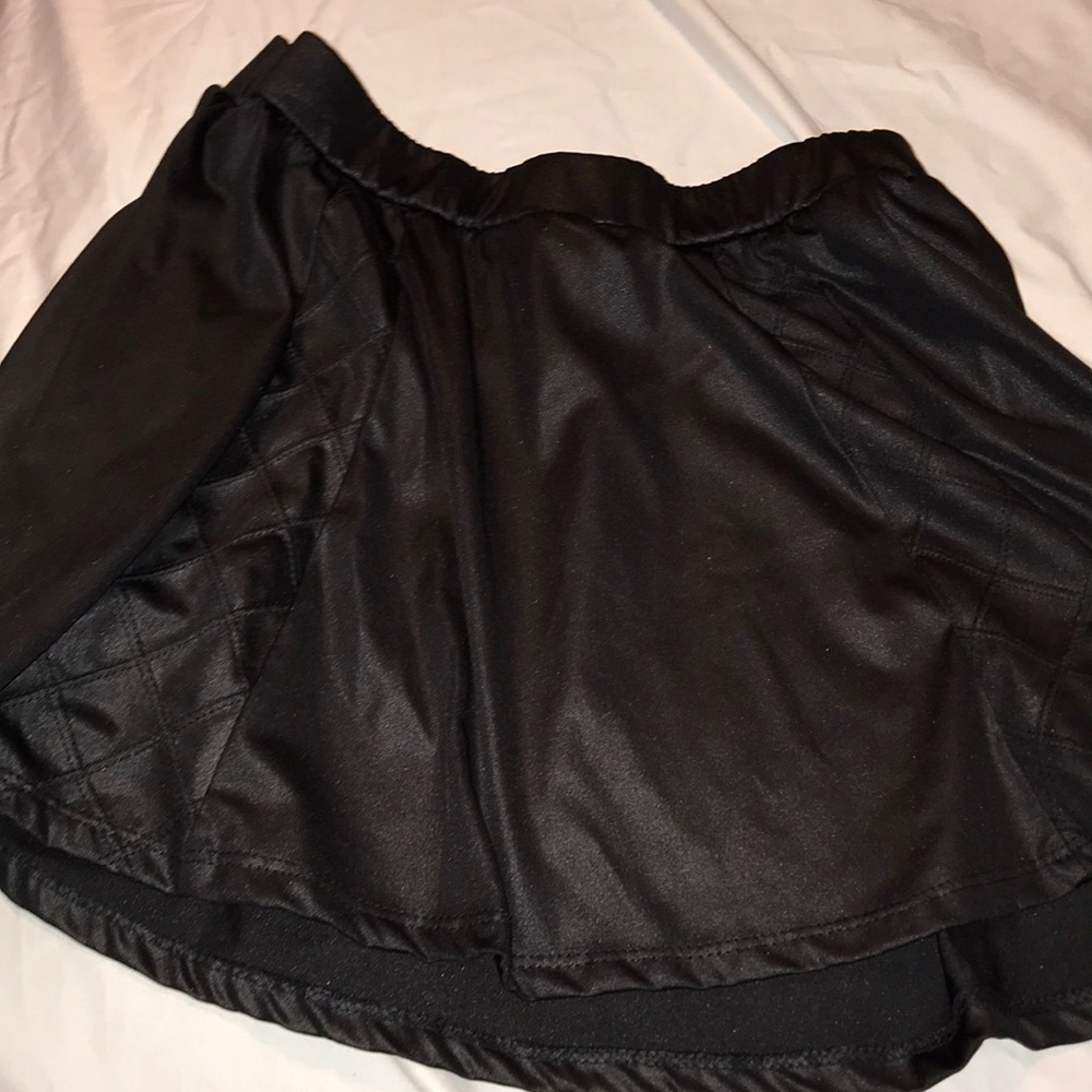 kids “leather” skirt